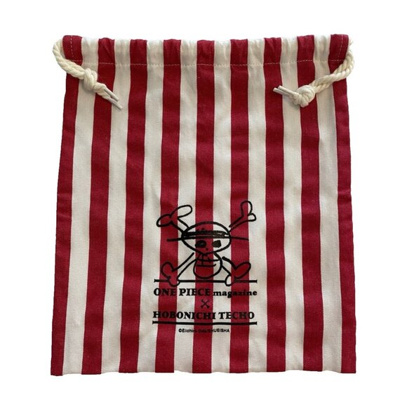 Hobonichi Techo One Piece Drawstring Bag Compact Accessory Pouch Magazine Furoku - Picture 1 of 9